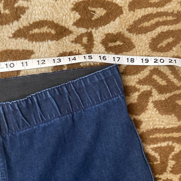 Soft Surroundings Pull-On Denim Jeans Women’s LP Elastic Waist classic Simple - Picture 9 of 11